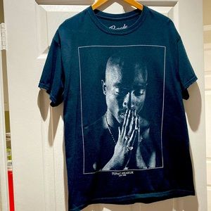 Price Drop ! TUPAC SHAKUR  1971 - 1996. Black T-Shirt Short Sleeve